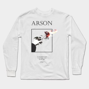 Arson 1 Black Long Sleeve T-Shirt